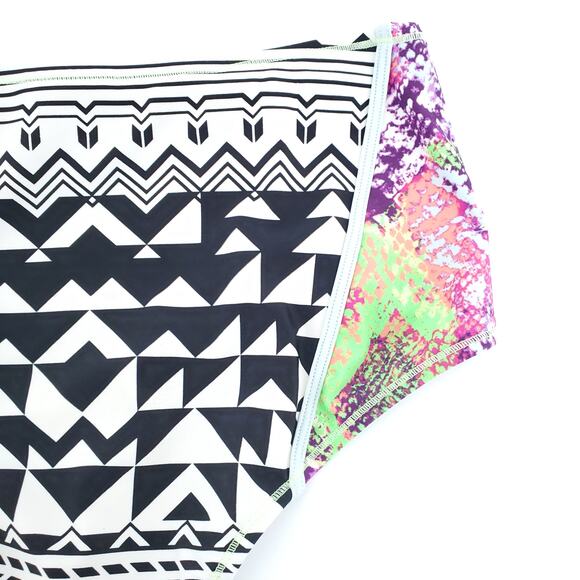 River Island Geometric and Colorful Animal Side Panel w/ Mesh Swimsuit Bottom| 4 - Picture 6 of 6